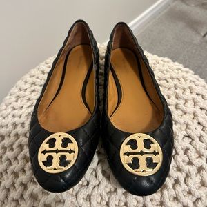 Tory Burch quilted leather ballet flats